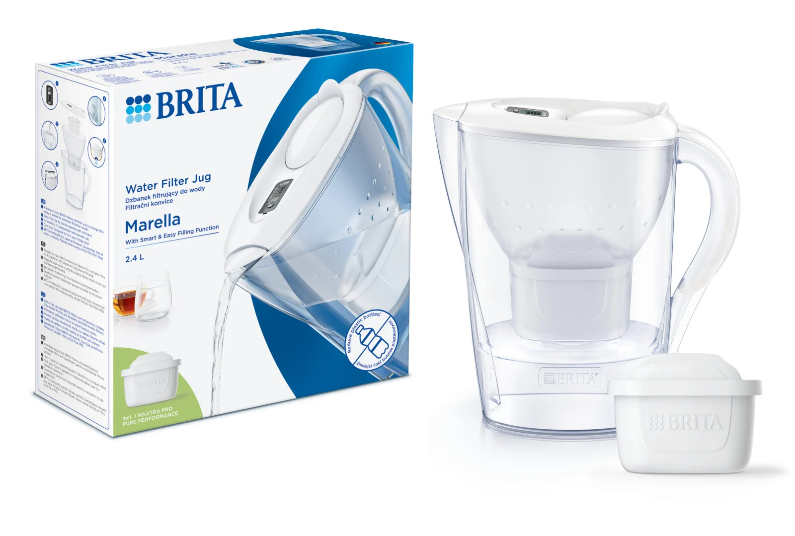 Фільтр-глечик Brita Marella MXpro White